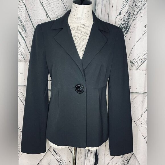 DONNA DEGNAN black blazer single button 8 - Picture 1 of 7